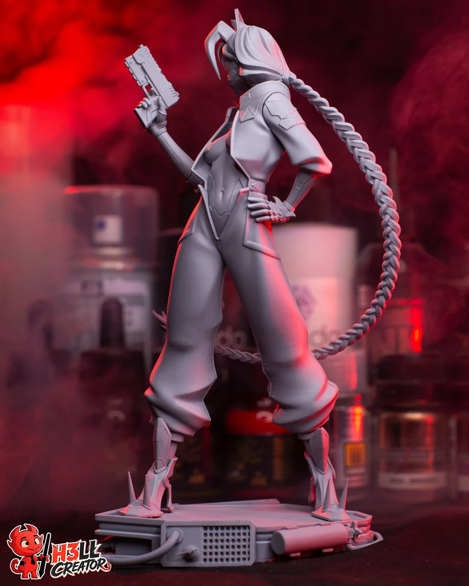 Talia Yang | Fan Art | 3D Printed Resin Model Garage Kit | *Un-Painted* | H3LL Creator 12