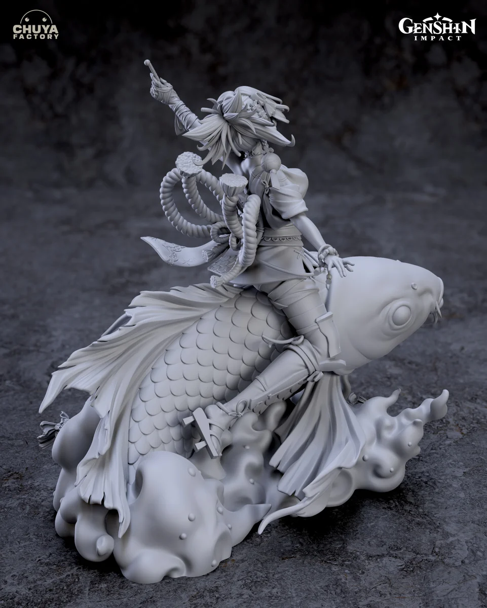 Yoimiya | Fan Art | 3D Printed Resin Model Garage Kit | *Un-Painted* | Chuya Factory 10