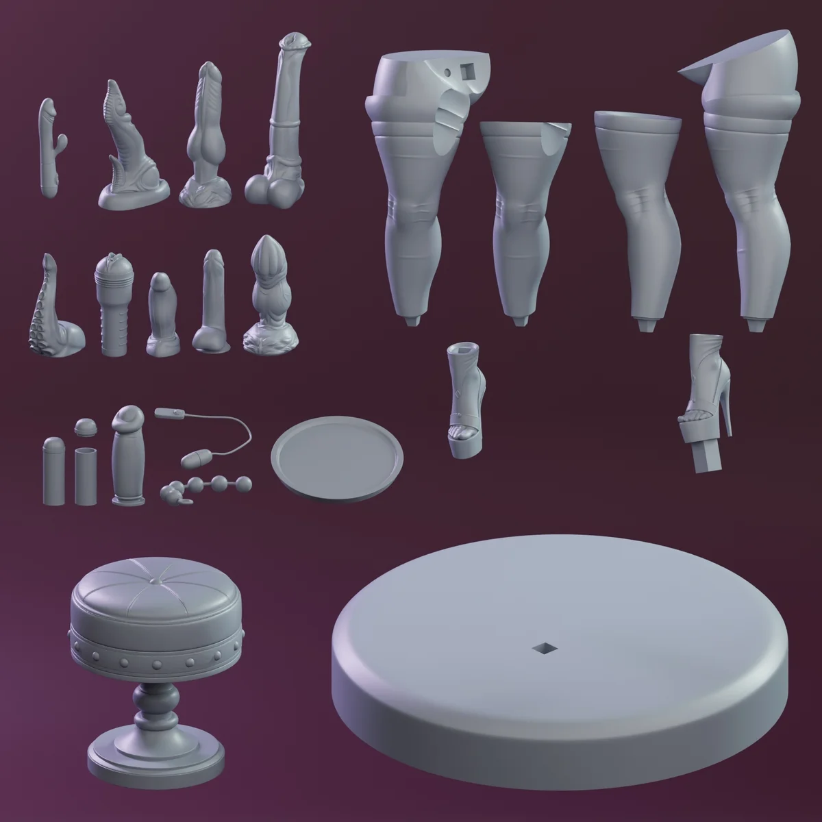 Osiimi | Fan Art | 3D Printed Resin Model Garage Kit | *Un-Painted* | KiTNo 5
