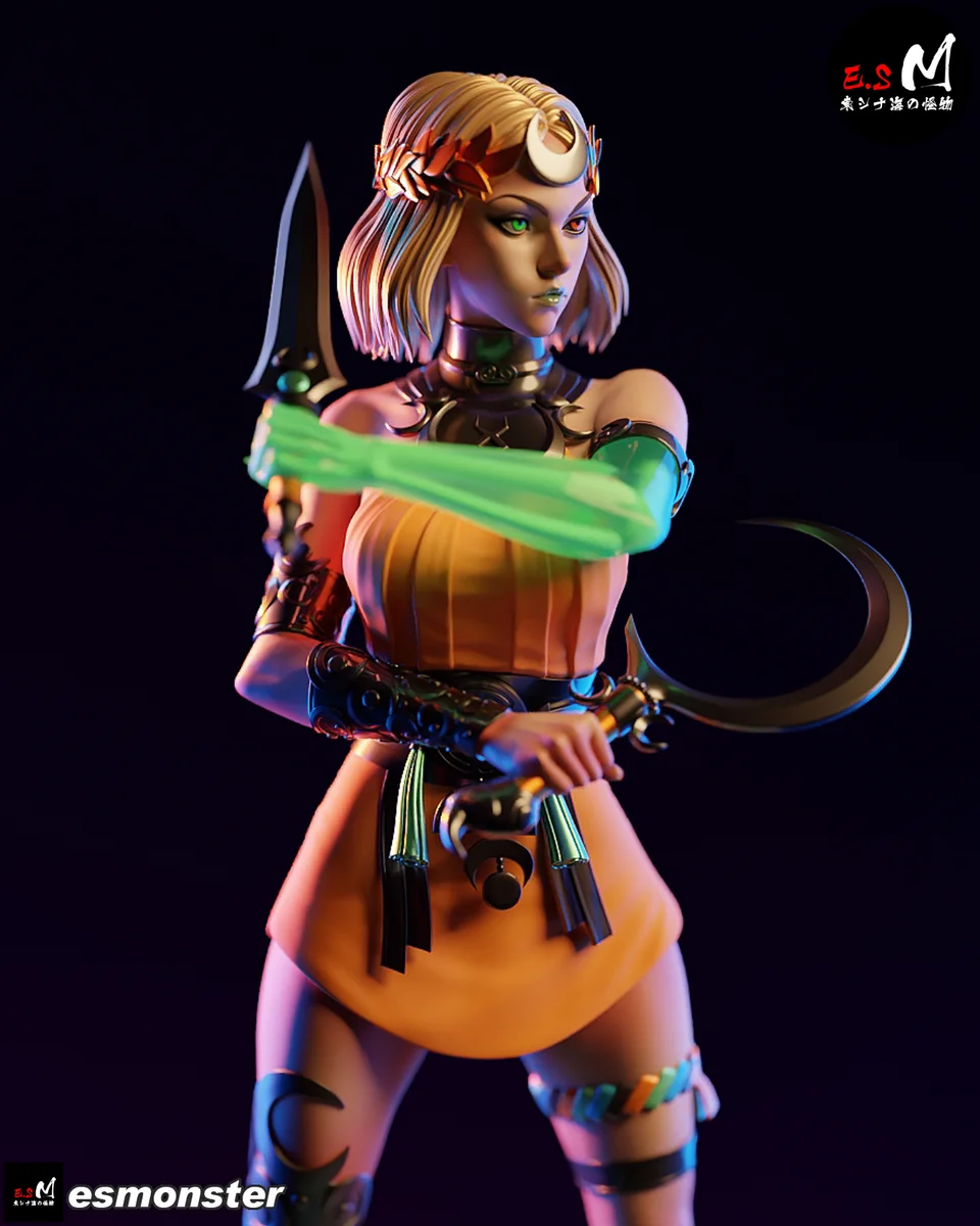 Melinoe | Fan Art | 3D Printed Resin Model Garage Kit | *Un-Painted* | ES Monster 14