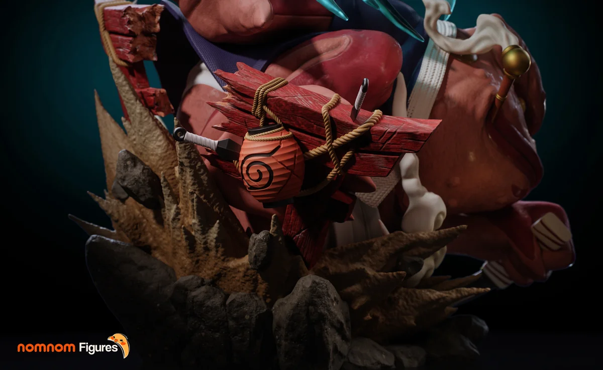 Jiraiya | Fan Art | 3D Printed Resin Model Garage Kit | *Un-Painted* | Nomnom 5