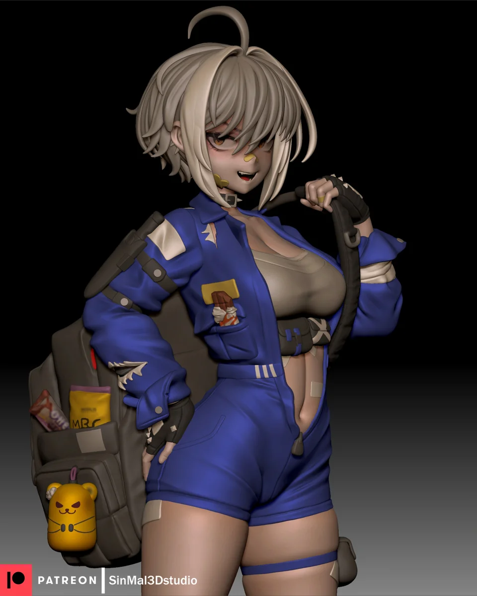 Mori | Fan Art | 3D Printed Resin Model Garage Kit | *Un-Painted* | Sin3Dstudio