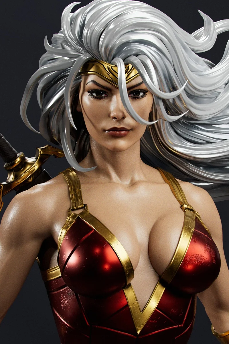 Glory | Fan Art | 3D Printed Resin Model Garage Kit | *Un-Painted* | Abe3D 7