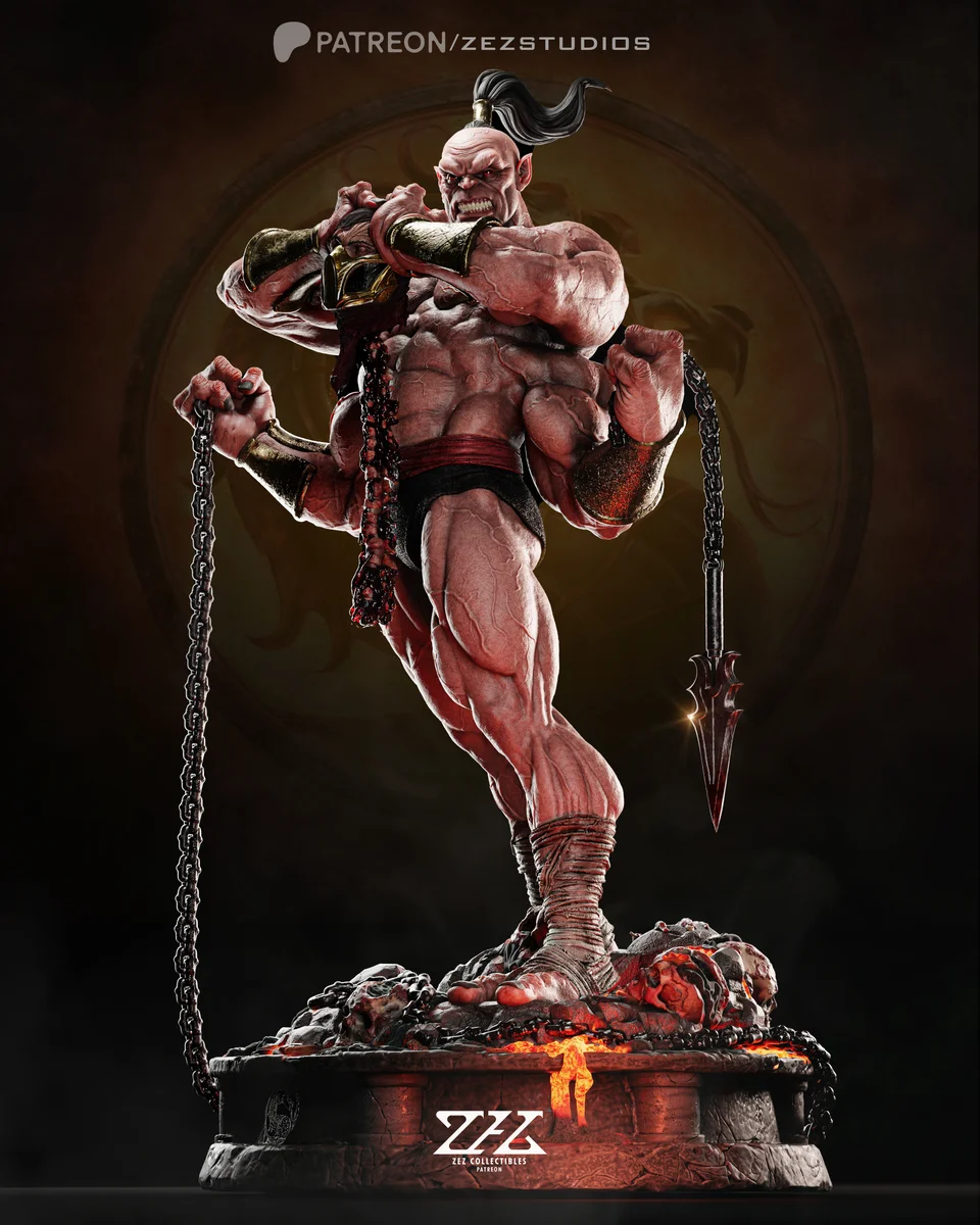 Goro | Fan Art | 3D Printed Resin Model Garage Kit | *Un-Painted* | ZEZ Studio