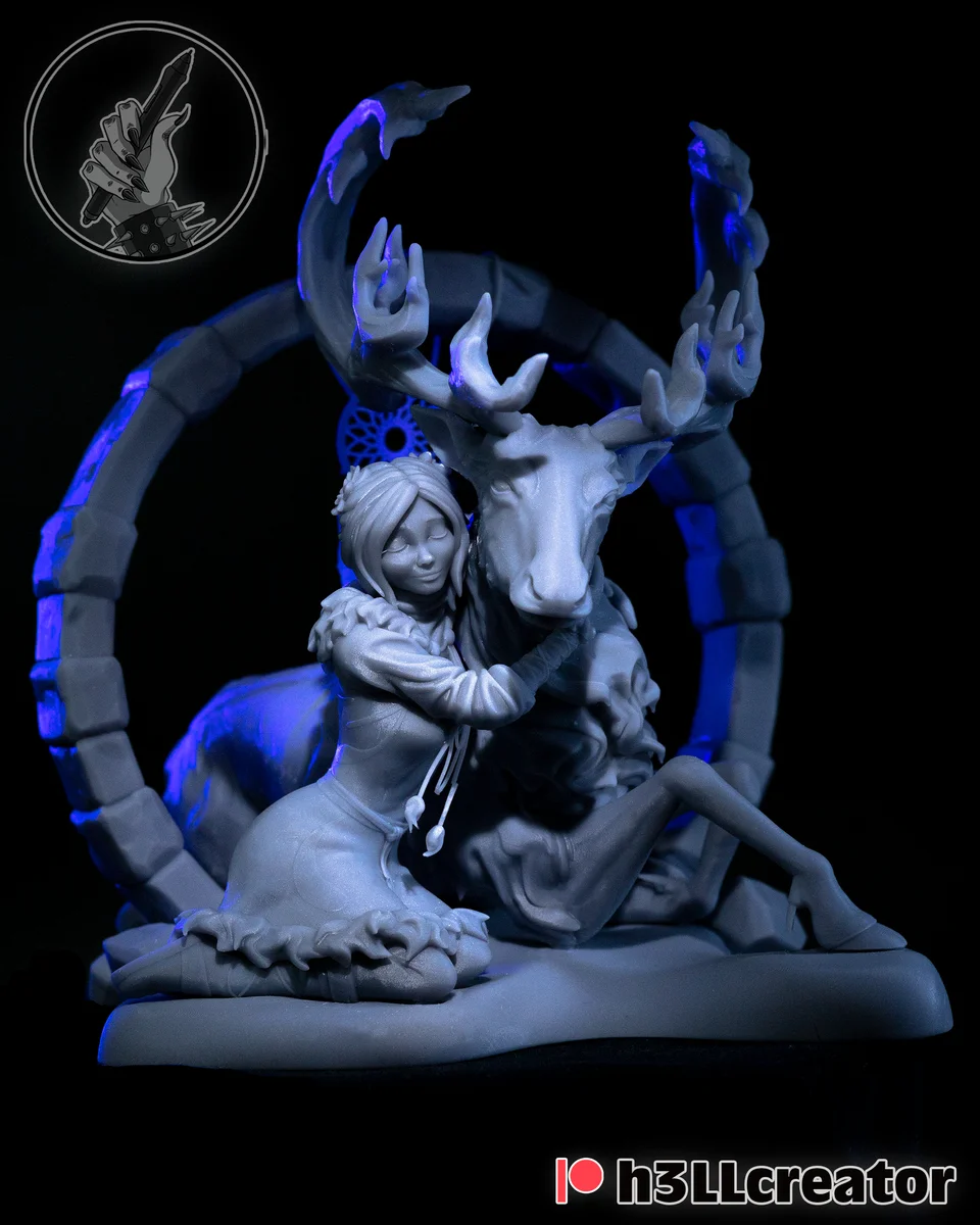 Avery and Rohan | Fan Art | 3D Printed Resin Model Garage Kit | *Un-Painted* | H3LL Creator 3