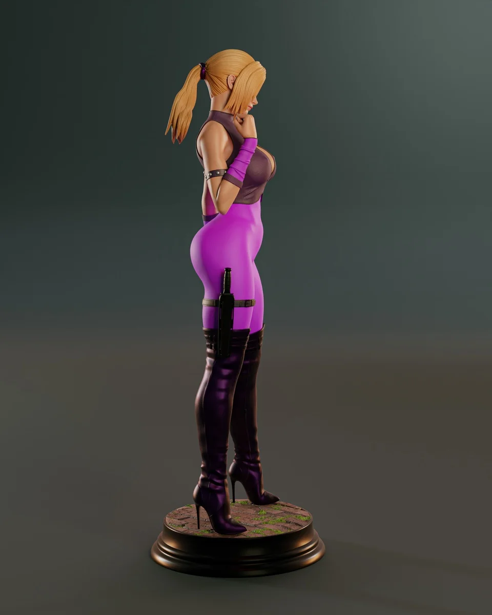 Nina Williams | Fan Art | 3D Printed Resin Model Garage Kit | *Un-Painted* | Abe3D 6