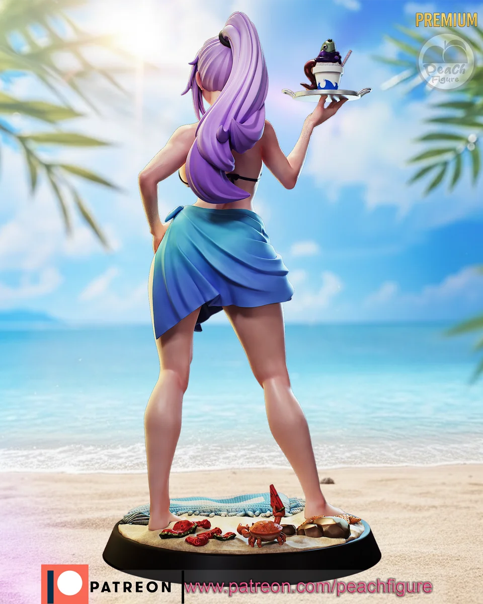 Shion Tensura | Fan Art | 3D Printed Resin Model Garage Kit | *Un-Painted* | Peach Figure 4