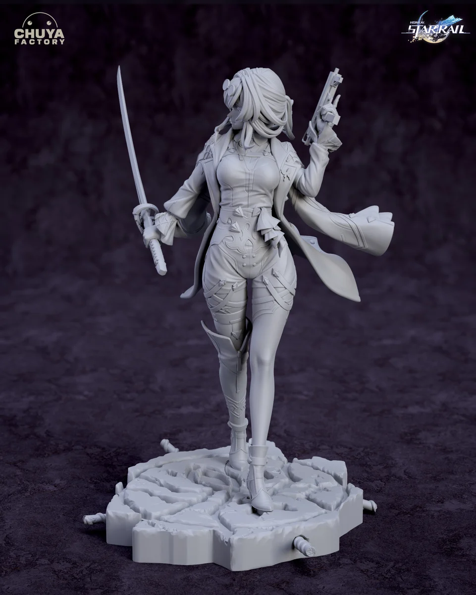 Kafka | Fan Art | 3D Printed Resin Model Garage Kit | *Un-Painted* | Chuya Factory 9