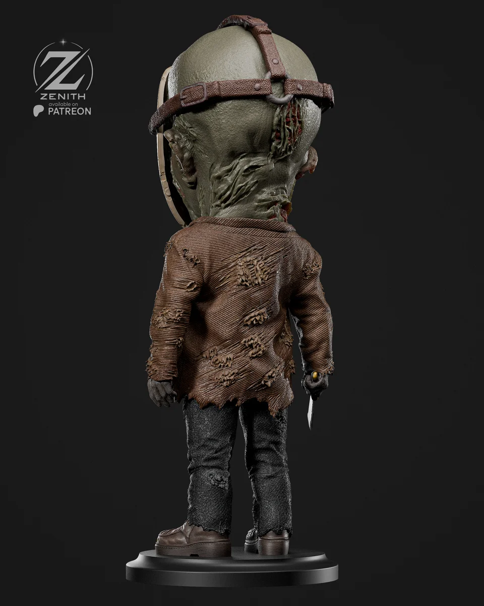 Chibi Jason | Fan Art | 3D Printed Resin Model Garage Kit | *Un-Painted* | Zenith Studios 6