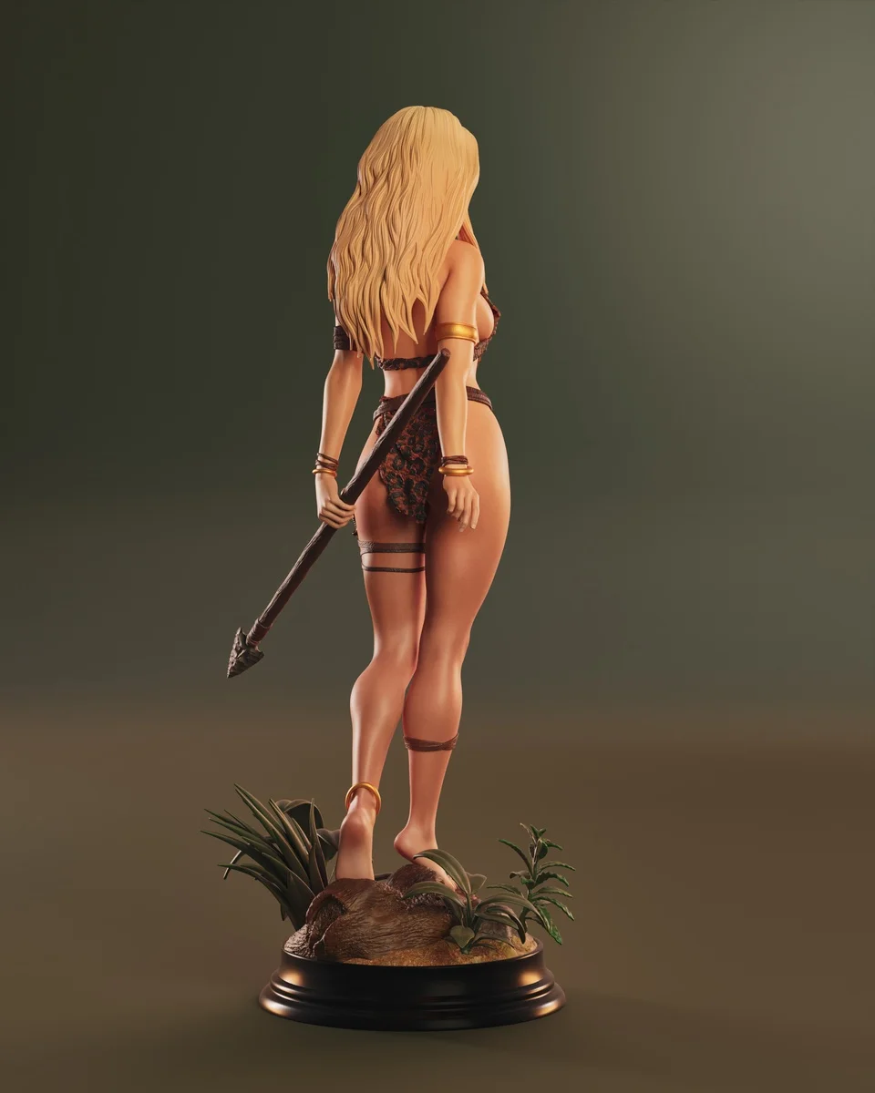Sheena | Fan Art | 3D Printed Resin Model Garage Kit | *Un-Painted* | Abe3D 10