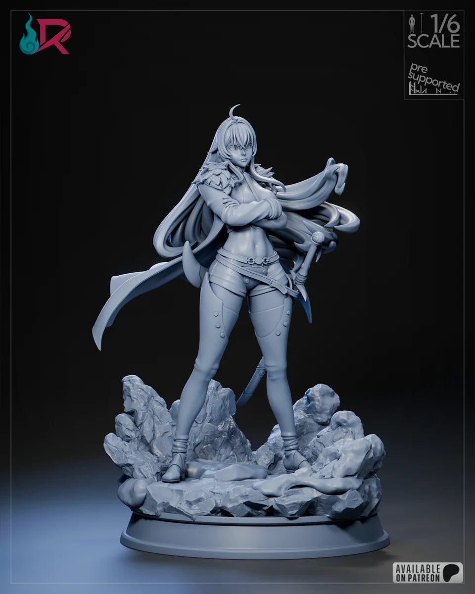 Eris Greyrat | Fan Art | 3D Printed Resin Model Garage Kit | *Un-Painted* | Rechtag 15