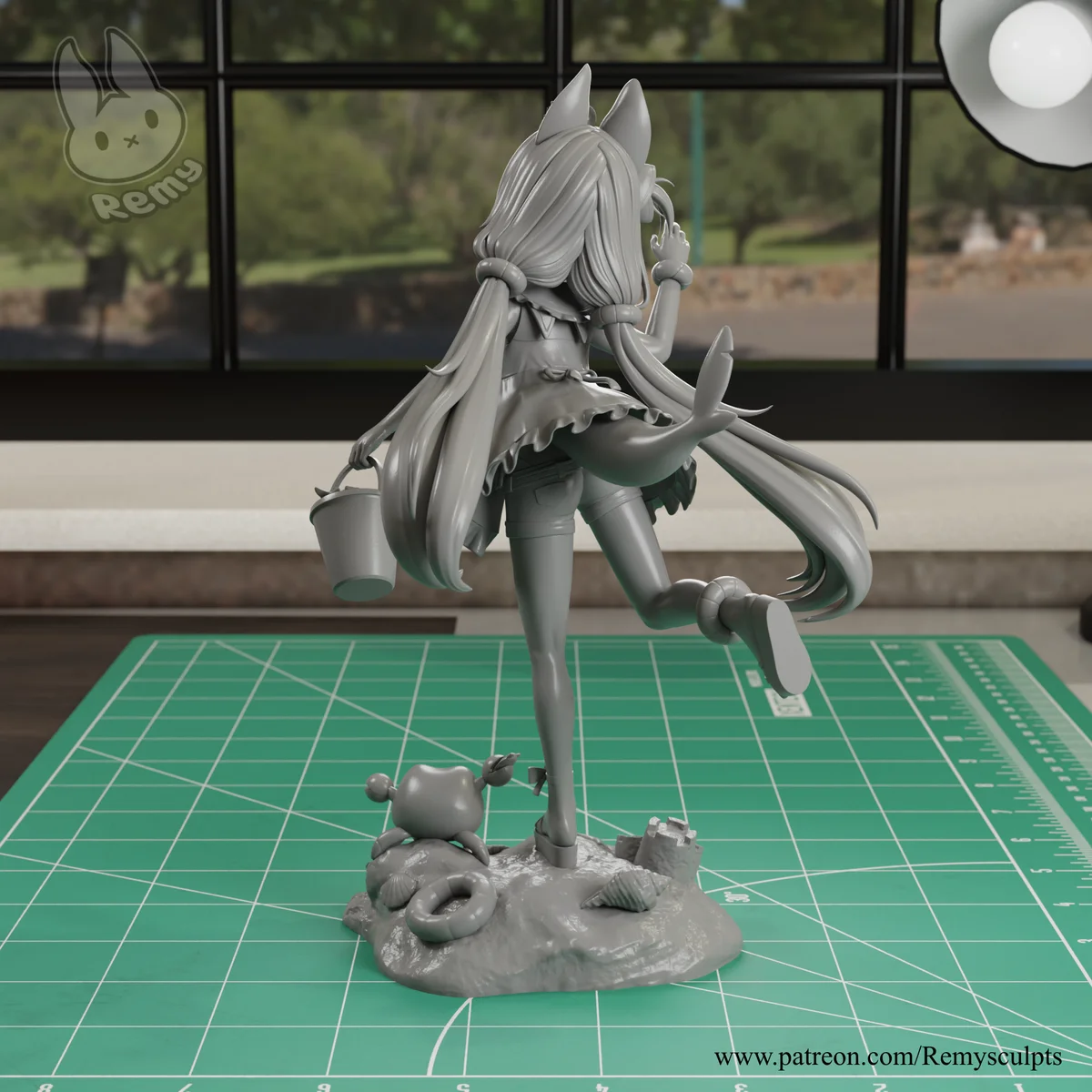 Sameko Saba | Fan Art | 3D Printed Resin Model Garage Kit | *Un-Painted* | Remy Sculpts 7