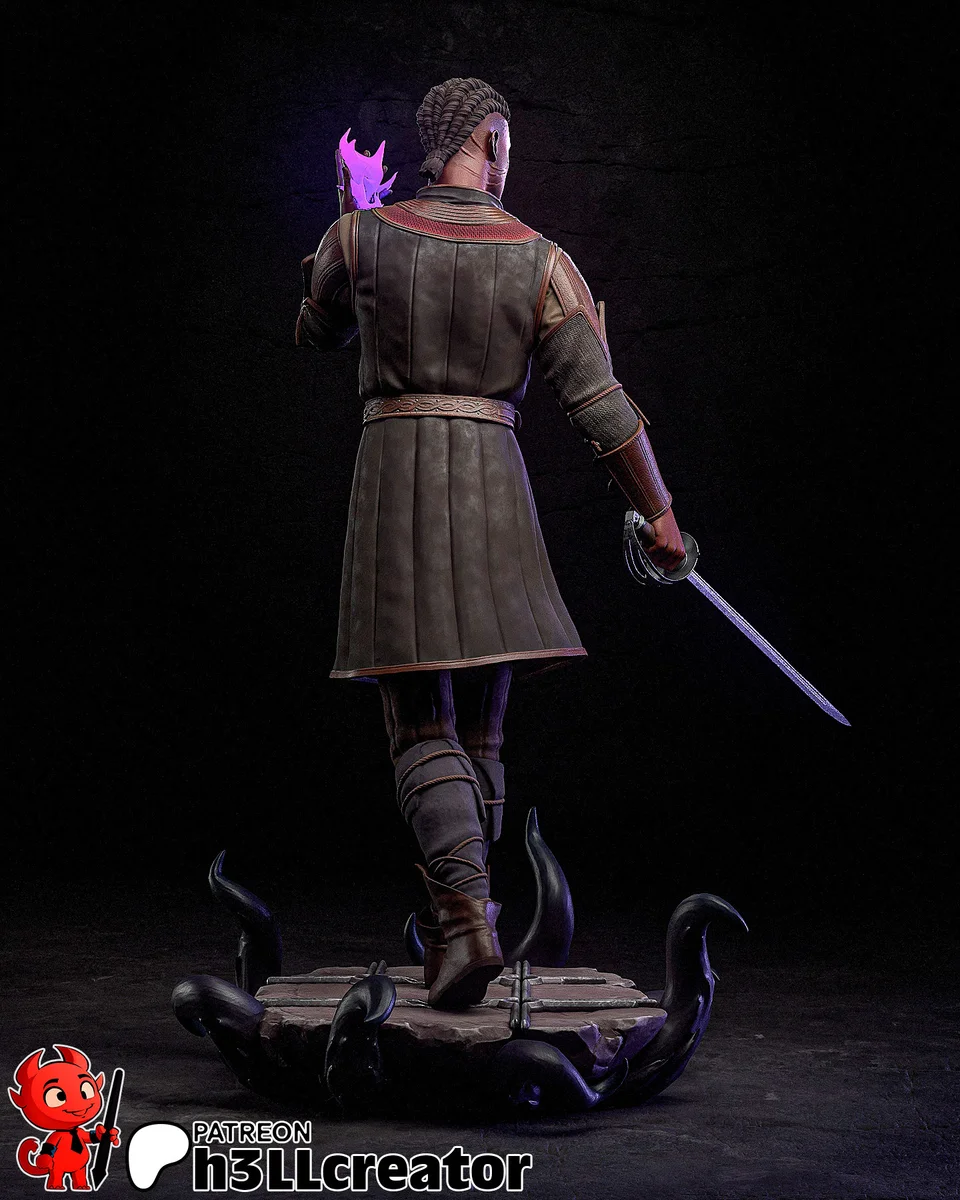 Wyll | Fan Art | 3D Printed Resin Model Garage Kit | *Un-Painted* | H3LL Creator 7
