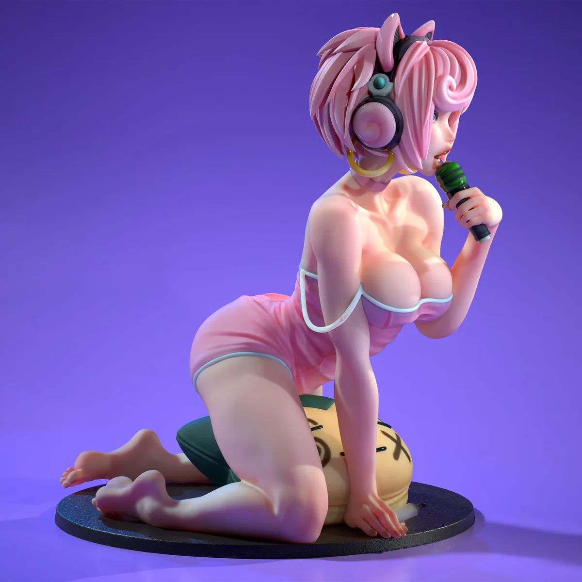 Jiglia - Waifumon | Fan Art | 3D Printed Resin Model Garage Kit | *Un-Painted* | SiryllArt 4