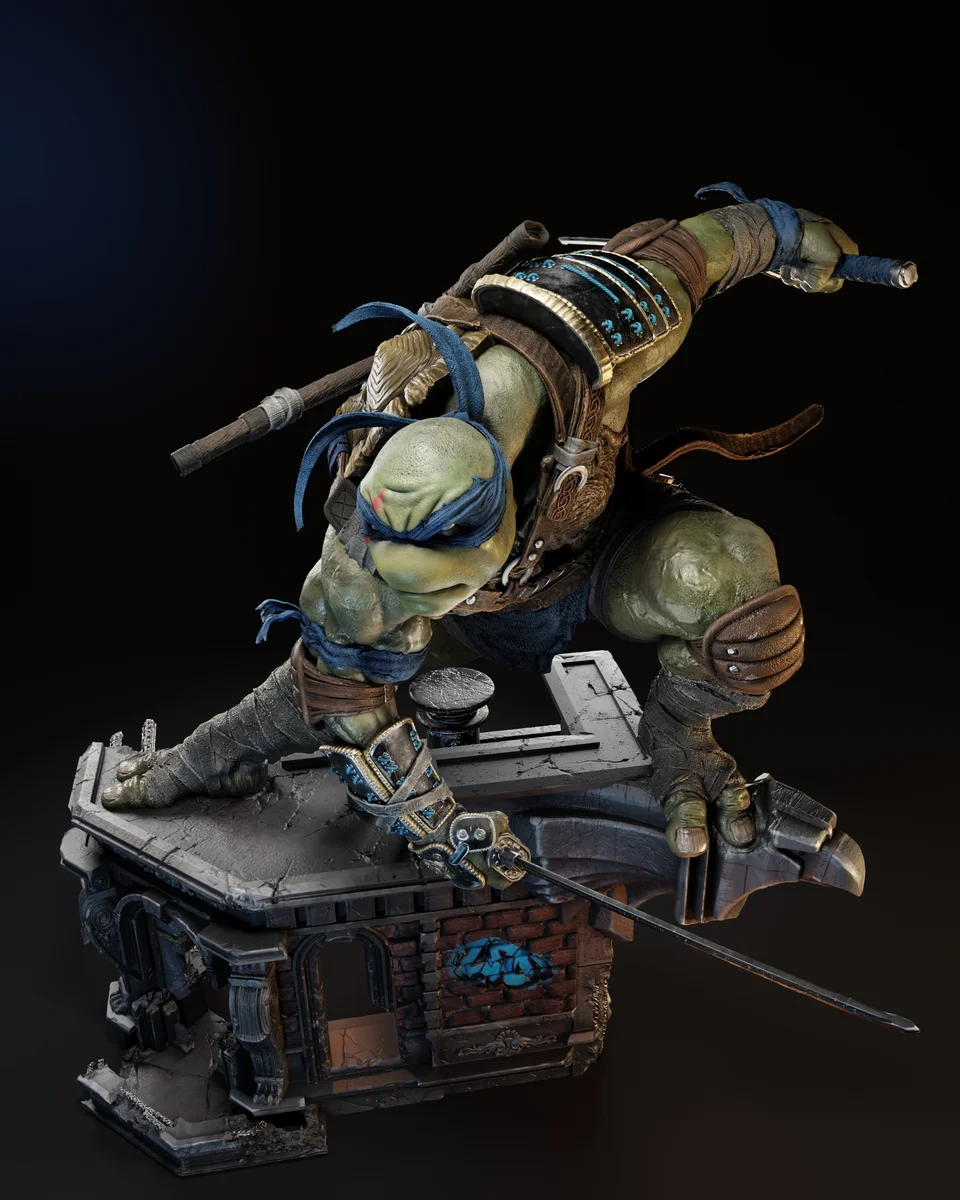 Leo | Fan Art | 3D Printed Resin Model Garage Kit | *Un-Painted* | ZEZ Studio 9