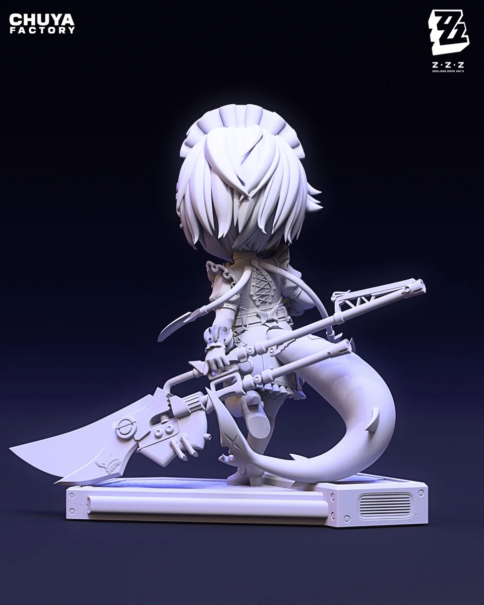 Chibi Ellen Joe | Fan Art | 3D Printed Resin Model Garage Kit | *Un-Painted* | Chuya Factory 15