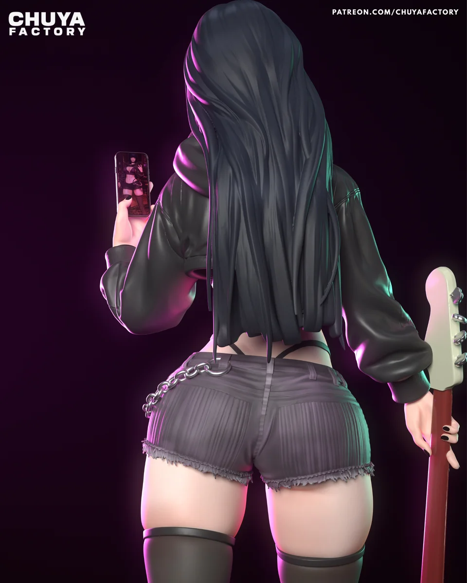 Hinata Hyuga | Fan Art | 3D Printed Resin Model Garage Kit | *Un-Painted* | Chuya Factory 10