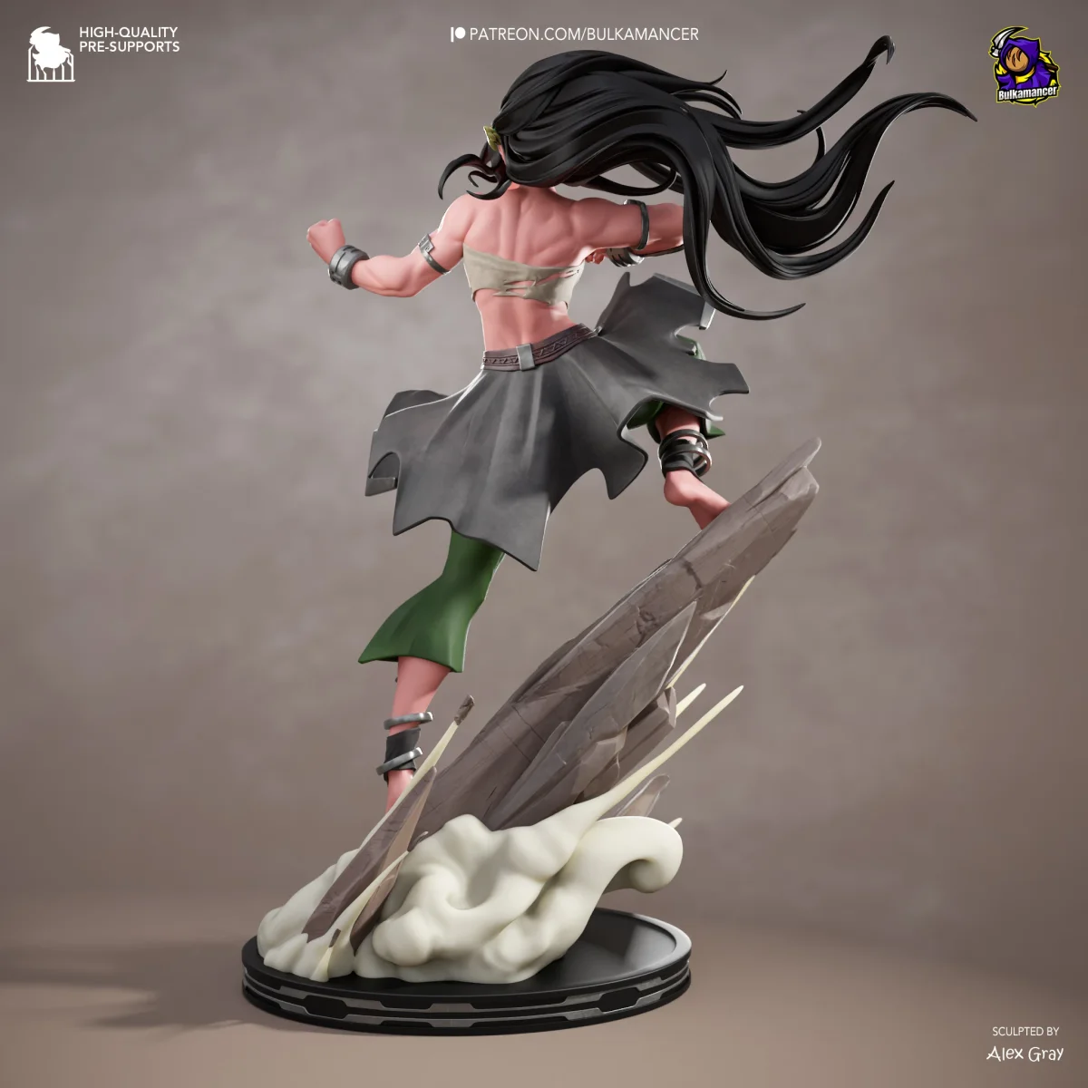 Toph | Fan Art | 3D Printed Resin Model Garage Kit | *Un-Painted* | Bulkamancer 4