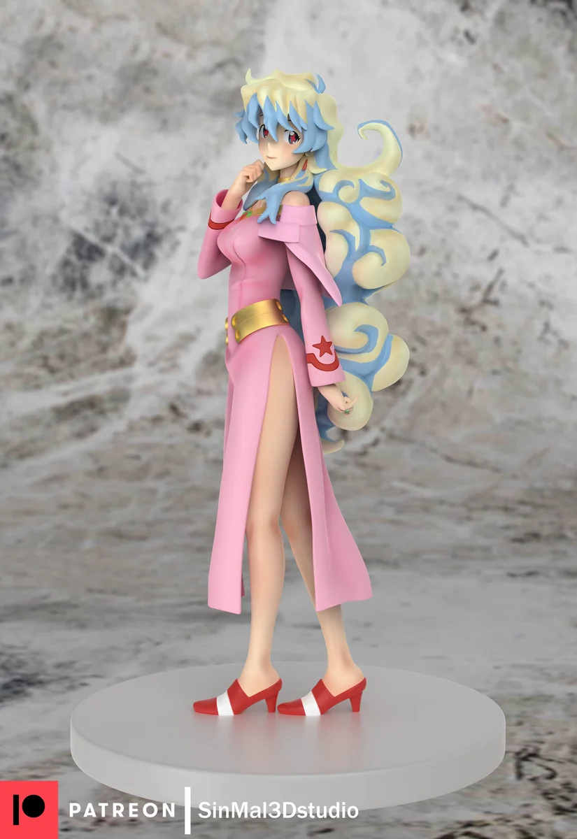 Nia Teppelin | Fan Art | 3D Printed Resin Model Garage Kit | *Un-Painted* | Sin3Dstudio 4