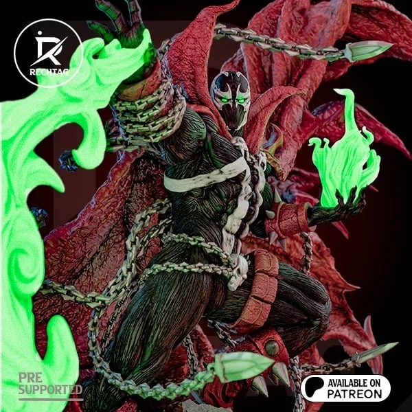 SPAWN | Fan Art | 3D Printed Resin Model Garage Kit | *Un-Painted* | Rechtag 3