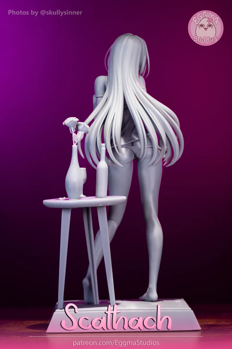 Scathach | Fan Art | 3D Printed Resin Model Garage Kit | *Un-Painted* | EggmaStudios 19