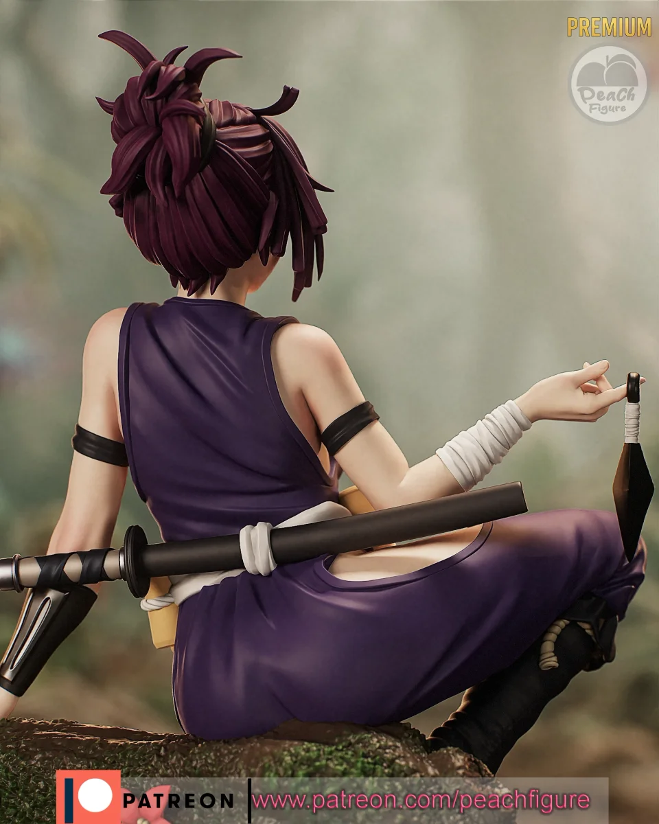 Yuzuriha | Fan Art | 3D Printed Resin Model Garage Kit | *Un-Painted* | Peach Figure 3