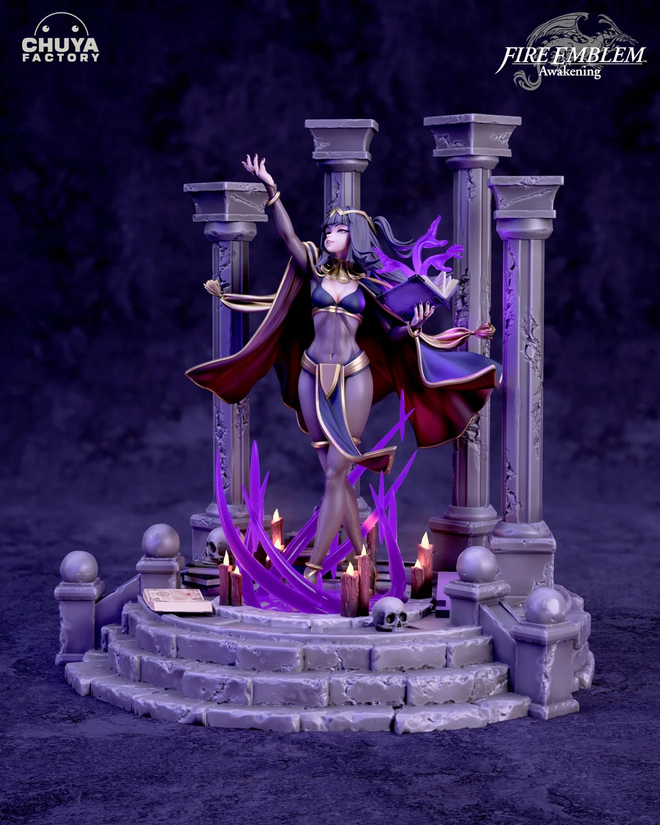 Tharja | Fan Art | 3D Printed Resin Model Garage Kit | *Un-Painted* | Chuya Factory 4