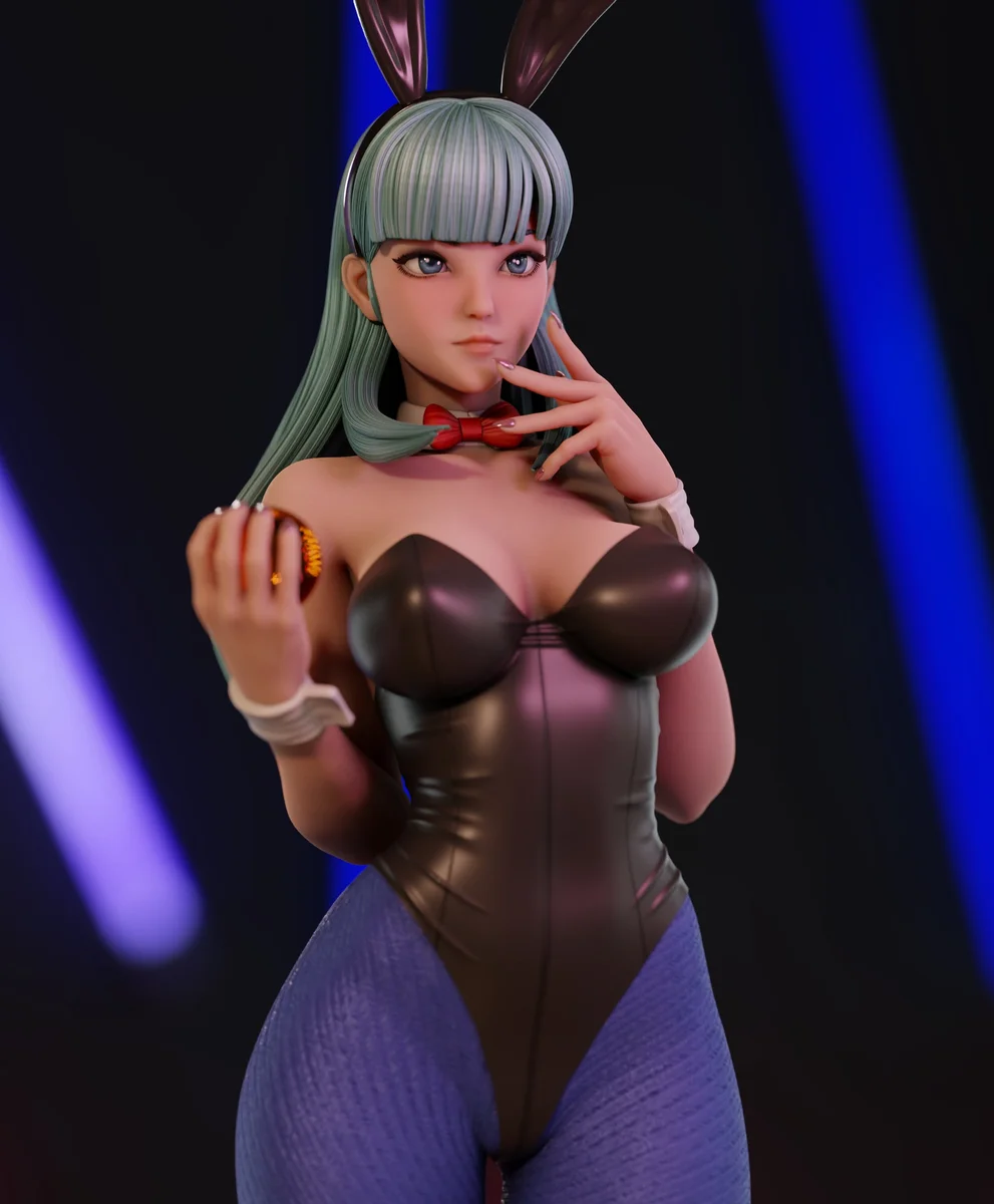 Bulma Bunny | Fan Art | 3D Printed Resin Model Garage Kit | *Un-Painted* | Momoji