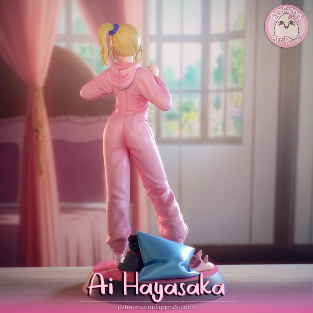 Ai Hayasaka | Fan Art | 3D Printed Resin Model Garage Kit | *Un-Painted* | EggmaStudios 4