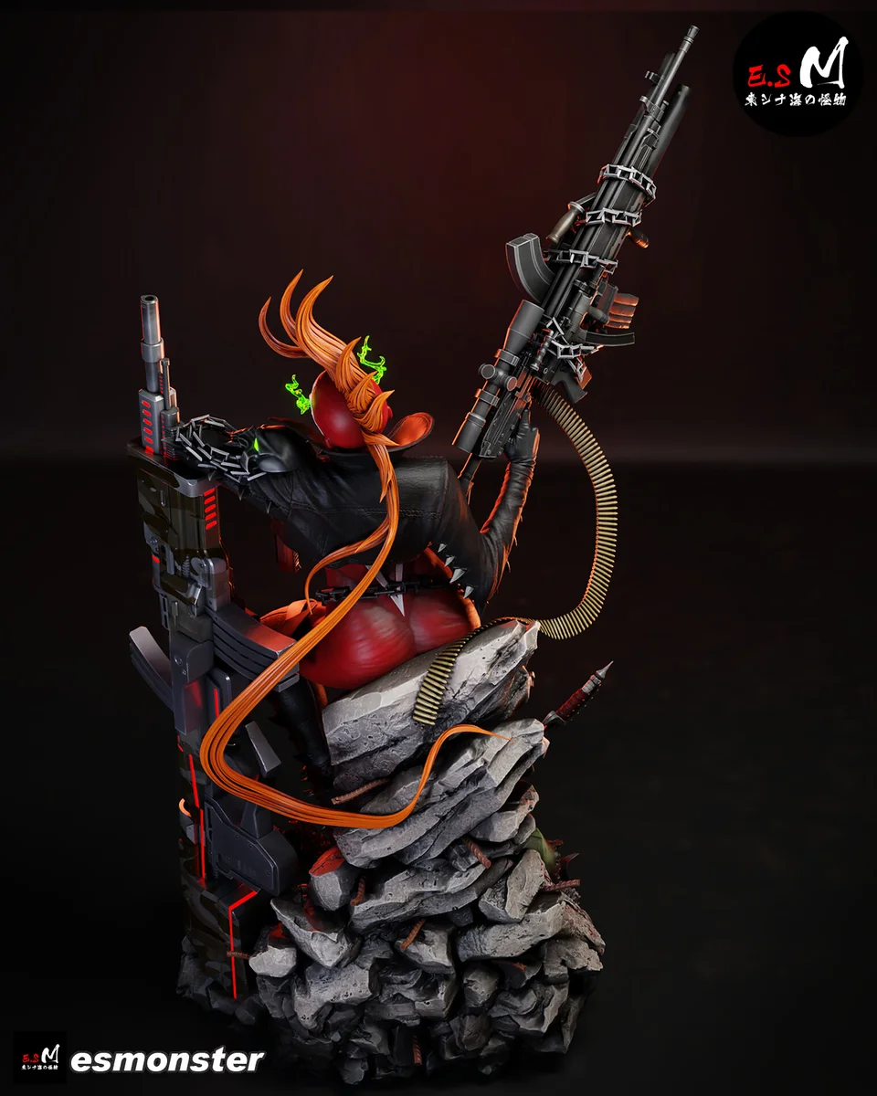 SheSpawn | Fan Art | 3D Printed Resin Model Garage Kit | *Un-Painted* | ES Monster 6