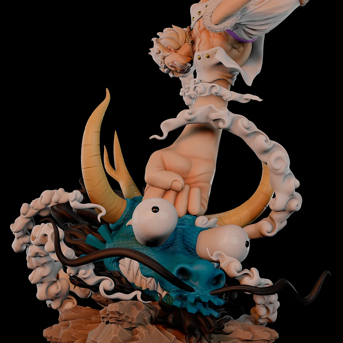 Luffy | Fan Art | 3D Printed Resin Model Garage Kit | *Un-Painted* | Momoji 3