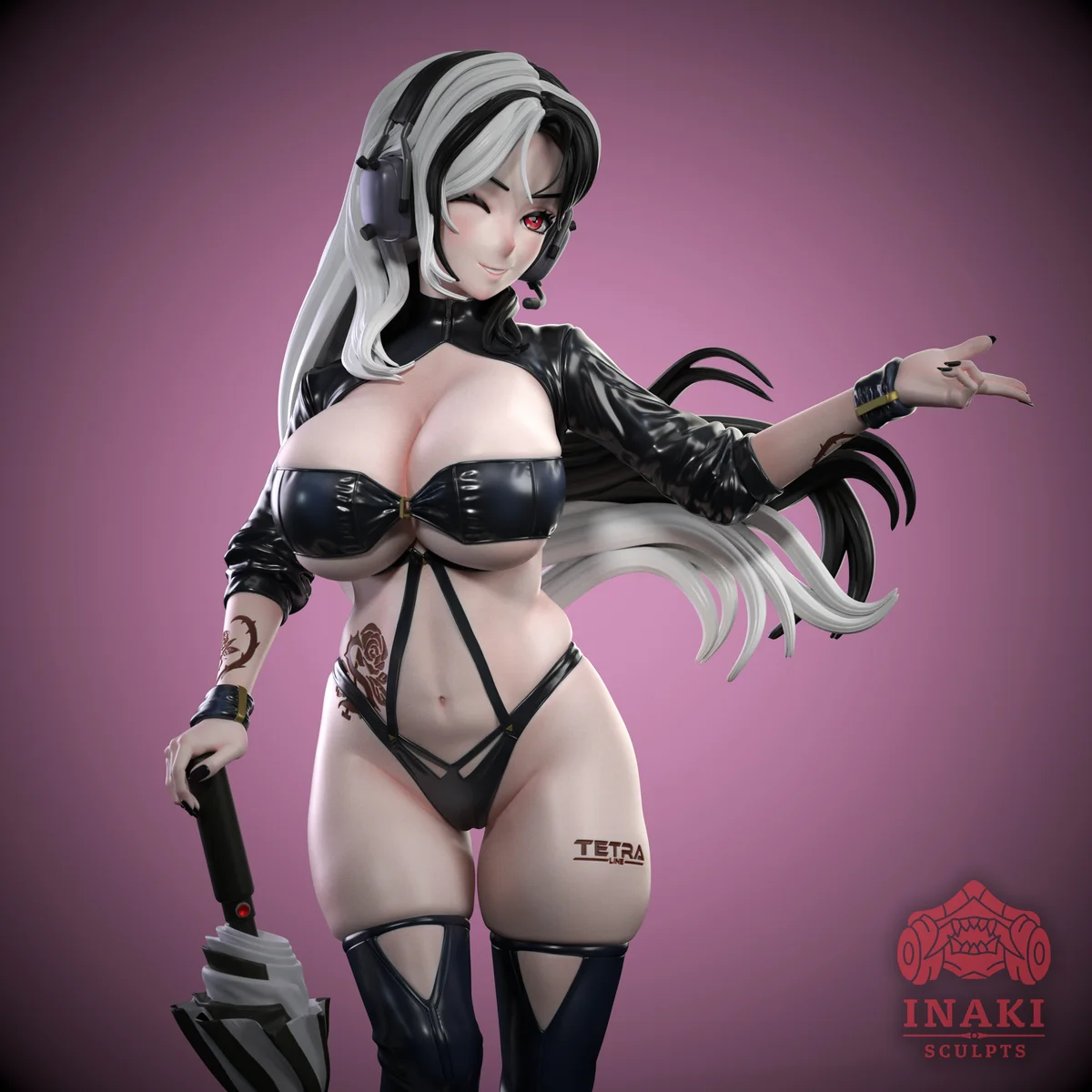 Rosanna Race Queen | Fan Art | 3D Printed Resin Model Garage Kit | *Un-Painted* | Inaki Sculpts
