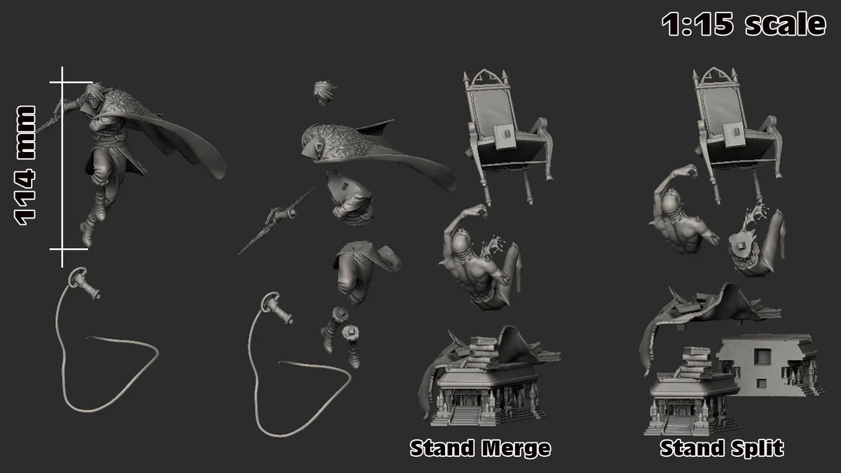Trevor Belmont | Fan Art | 3D Printed Resin Model Garage Kit | *Un-Painted* | H3LL Creator 8
