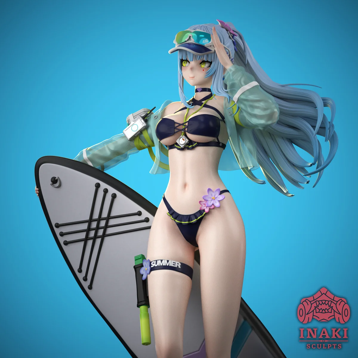 Klukai | Fan Art | 3D Printed Resin Model Garage Kit | *Un-Painted* | Inaki Sculpts 4
