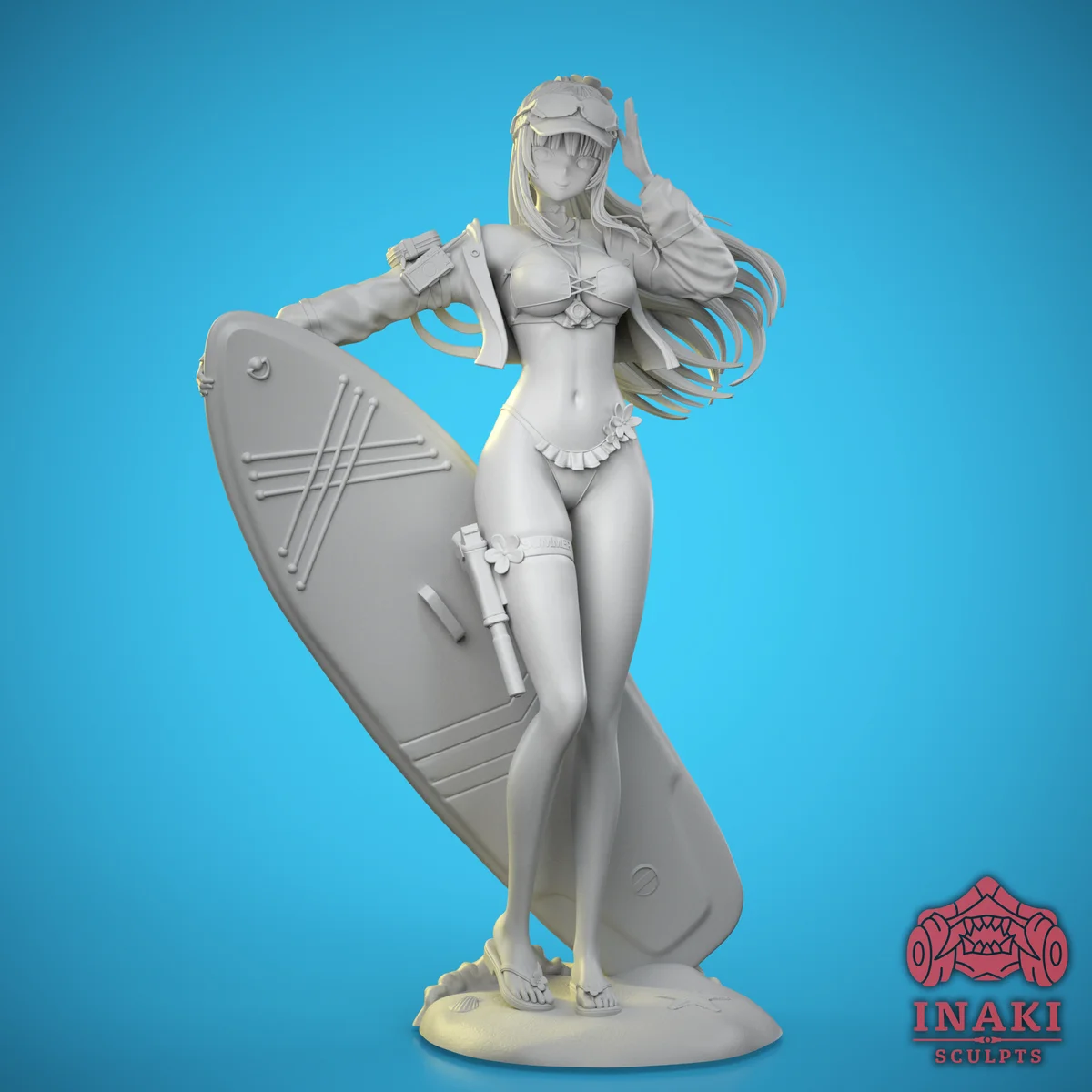 Klukai | Fan Art | 3D Printed Resin Model Garage Kit | *Un-Painted* | Inaki Sculpts 6