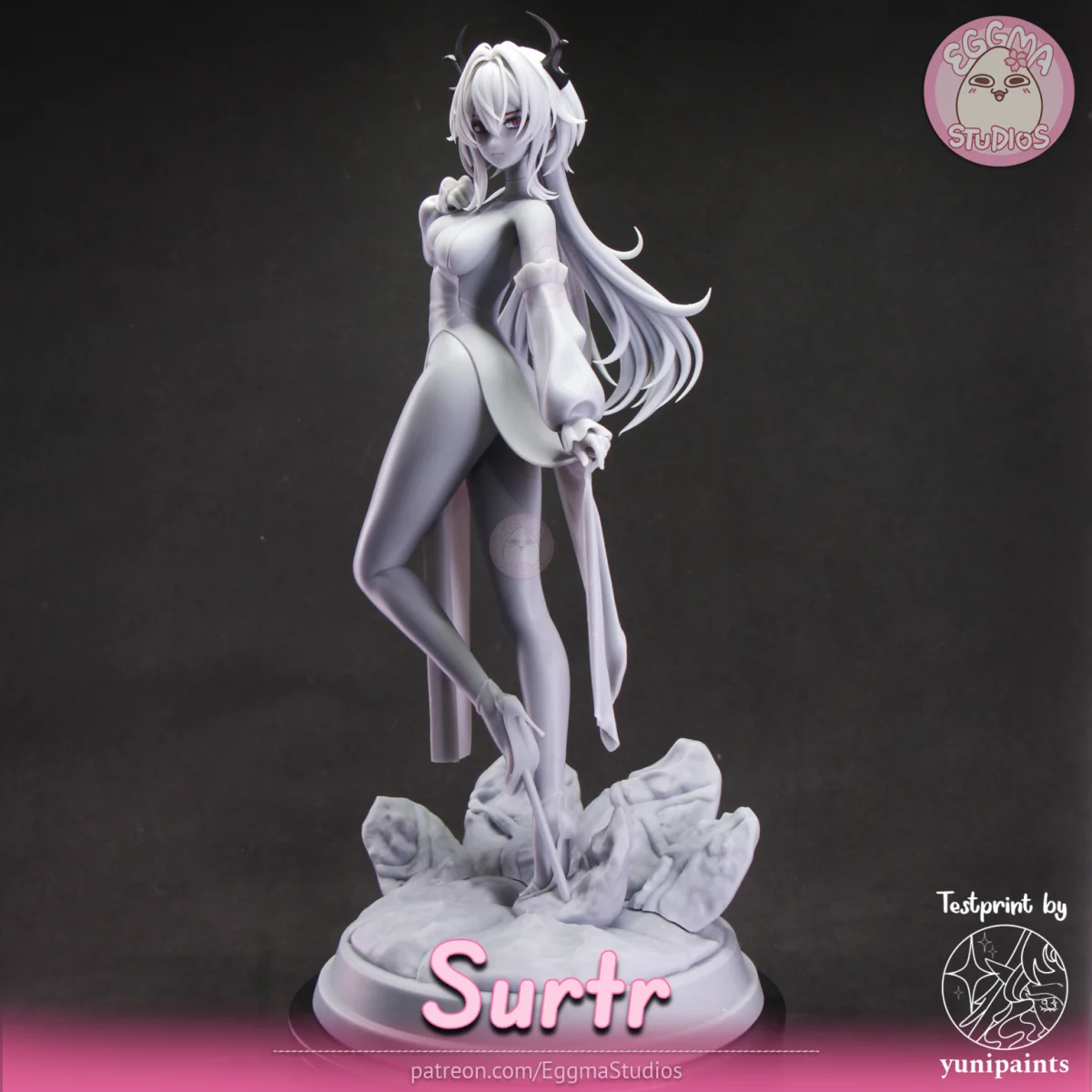 Surtr | Fan Art | 3D Printed Resin Model Garage Kit | *Un-Painted* | EggmaStudios 15