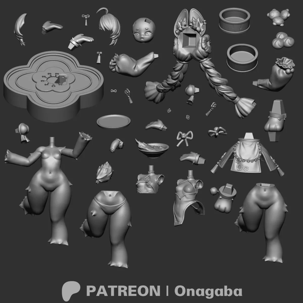 Zhao Chinese Cuisine | Fan Art | 3D Printed Resin Model Garage Kit | *Un-Painted* | ONAGABA 22