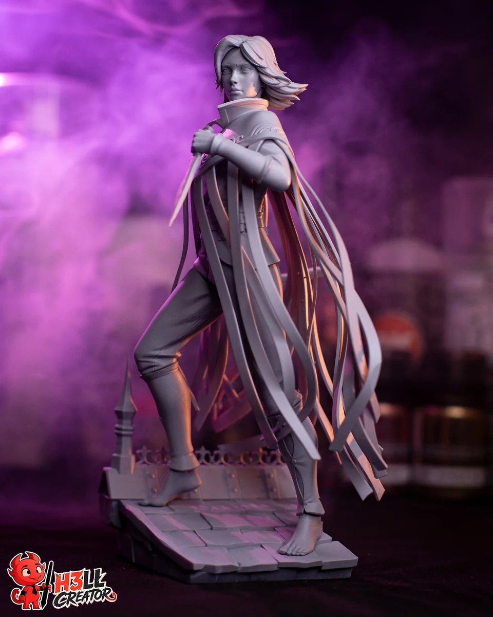 Vin | Fan Art | 3D Printed Resin Model Garage Kit | *Un-Painted* | H3LL Creator 11