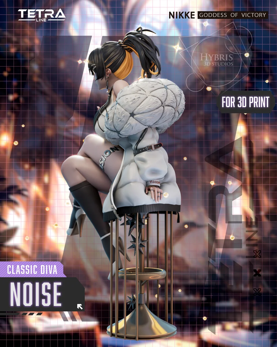 Noise | Fan Art | 3D Printed Resin Model Garage Kit | *Un-Painted* | Hybris Studios 3