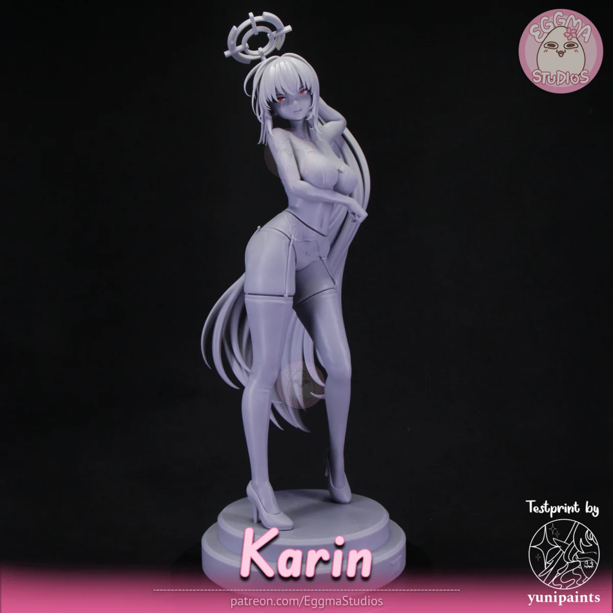 Karin | Fan Art | 3D Printed Resin Model Garage Kit | *Un-Painted* | EggmaStudios 14