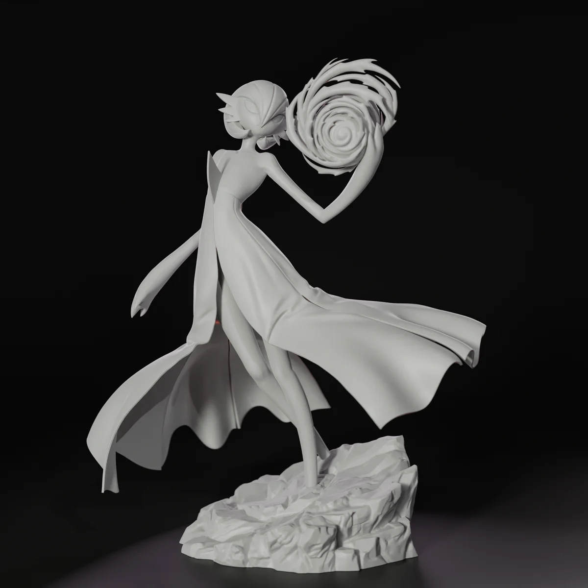 Gardevoir | Fan Art | 3D Printed Resin Model Garage Kit | *Un-Painted* | Inari Figure 6