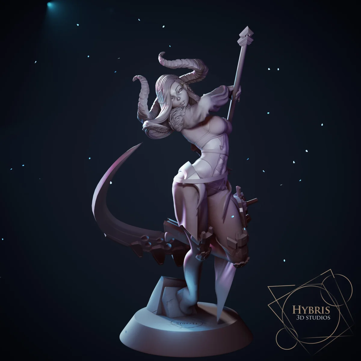 Liluth | Fan Art | 3D Printed Resin Model Garage Kit | *Un-Painted* | Hybris Studios 6