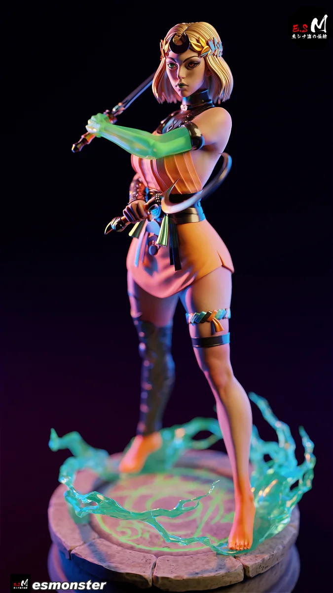 Melinoe | Fan Art | 3D Printed Resin Model Garage Kit | *Un-Painted* | ES Monster 32