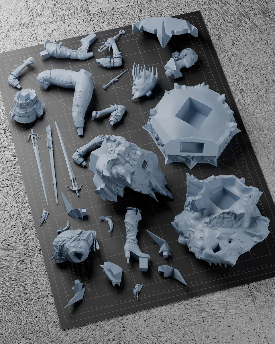 Ciri | Fan Art | 3D Printed Resin Model Garage Kit | *Un-Painted* | Zenith Studios 9