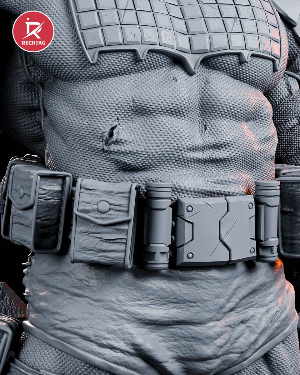 Absolute Batman | Fan Art | 3D Printed Resin Model Garage Kit | *Un-Painted* | Rechtag 13