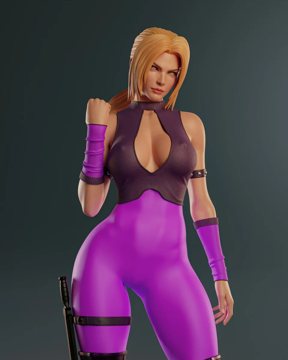 Nina Williams | Fan Art | 3D Printed Resin Model Garage Kit | *Un-Painted* | Abe3D 4