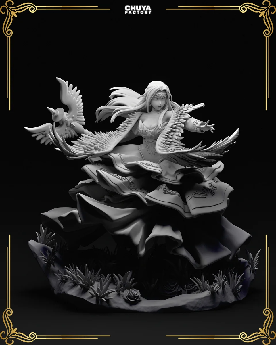 Edelgard von Hresvelg | Fan Art | 3D Printed Resin Model Garage Kit | *Un-Painted* | Chuya Factory 12