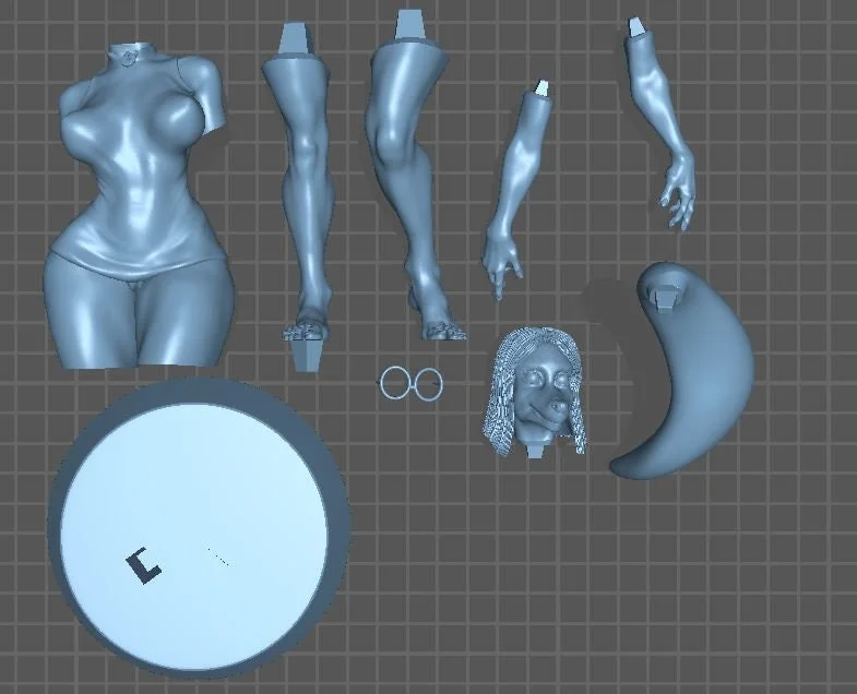 Dog Girl | Fan Art | 3D Printed Resin Model Garage Kit | *Un-Painted* | AnyoneNSFW 2