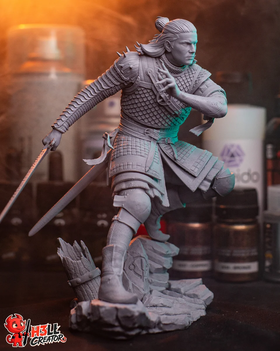 Coen | Fan Art | 3D Printed Resin Model Garage Kit | *Un-Painted* | H3LL Creator 10