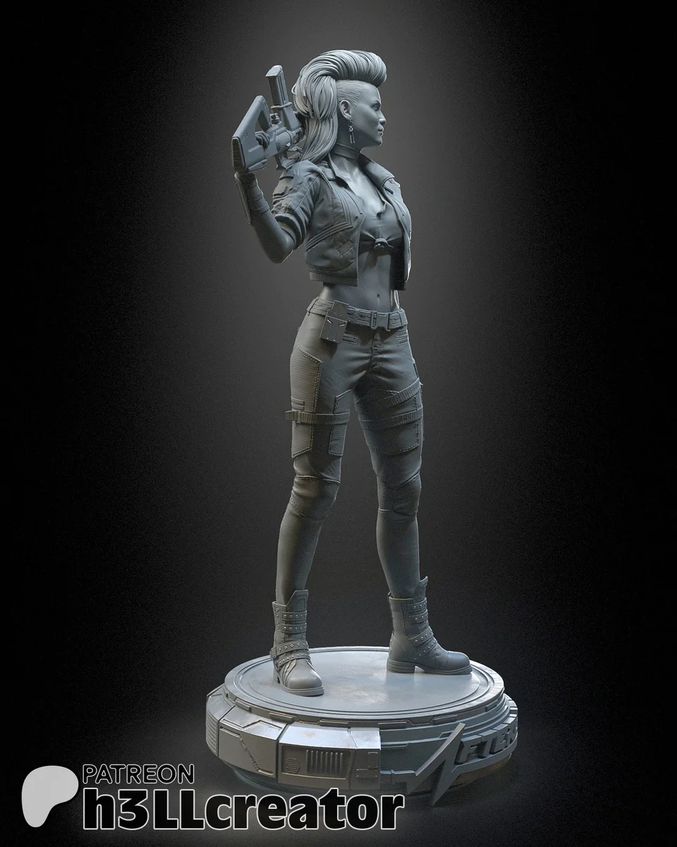 Rogue Amendiares | Fan Art | 3D Printed Resin Model Garage Kit | *Un-Painted* | H3LL Creator 13